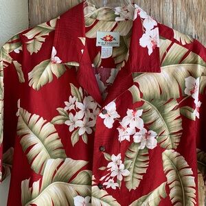 M D Fashion Made in Hawaii Aloha Shirt - Large